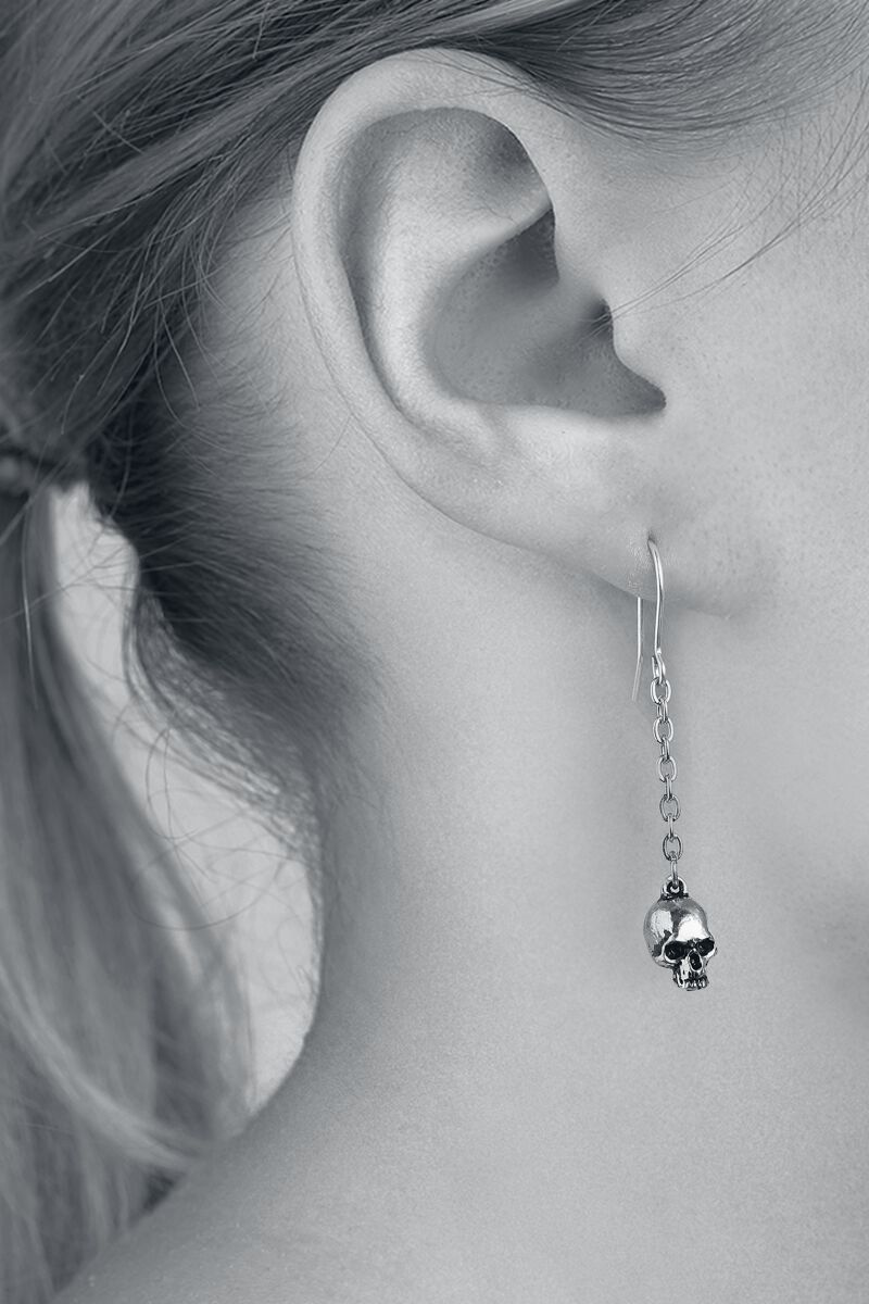 Boucles D'Oreille Deadskull | Alchemy Gothic Boucles d'oreilles