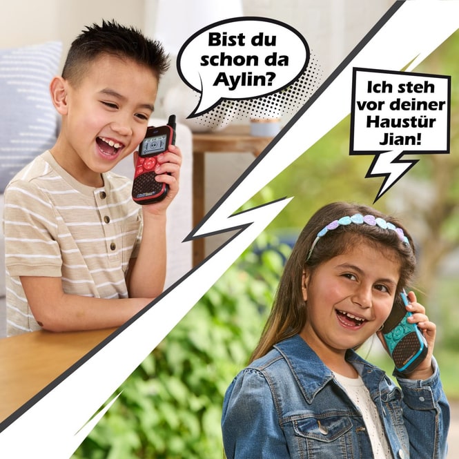 Vtech - KidiTalkie Explorer - rot/blau