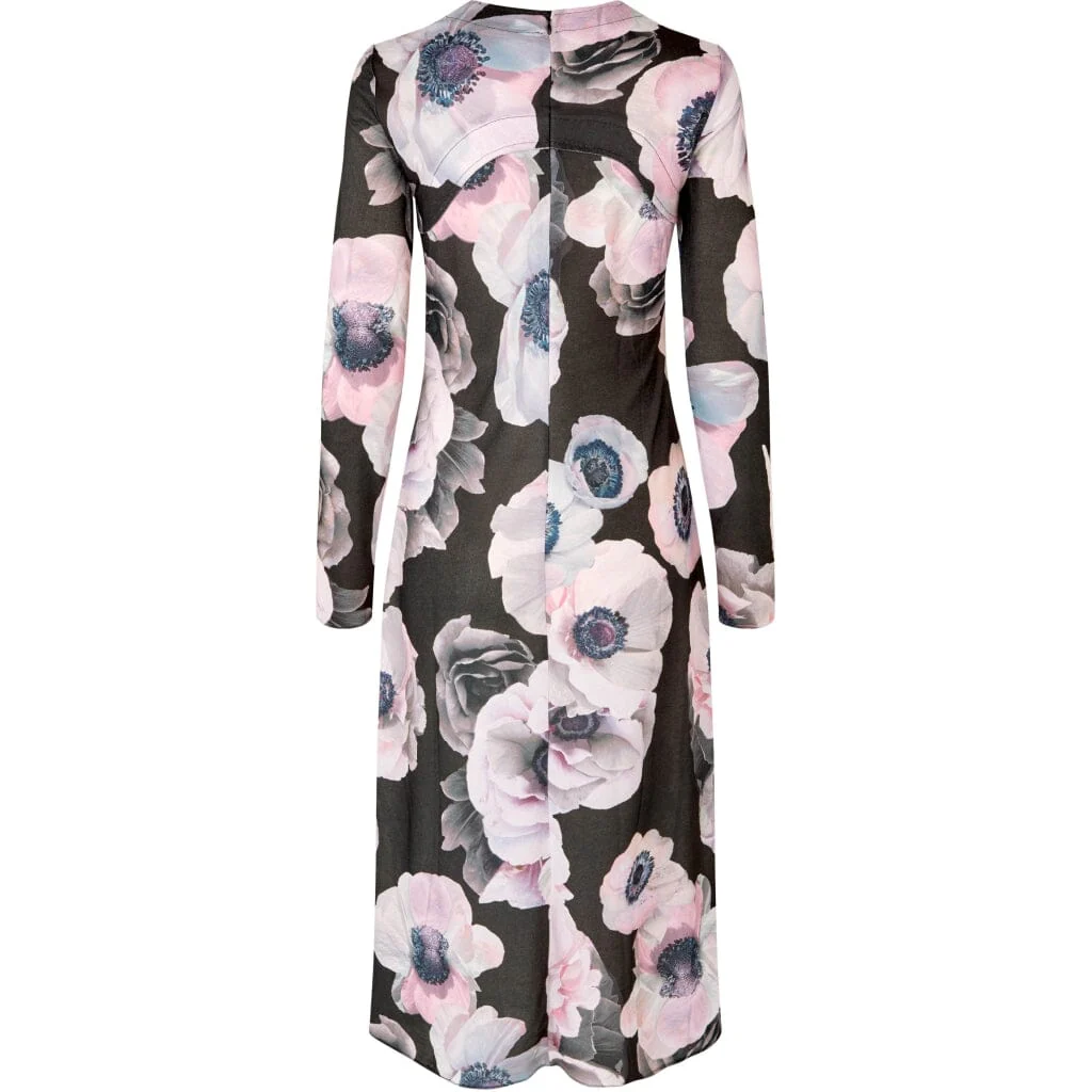 Stine Goya Crewneck Long Sleeve Midi Dress, 2245 Dry Jersey