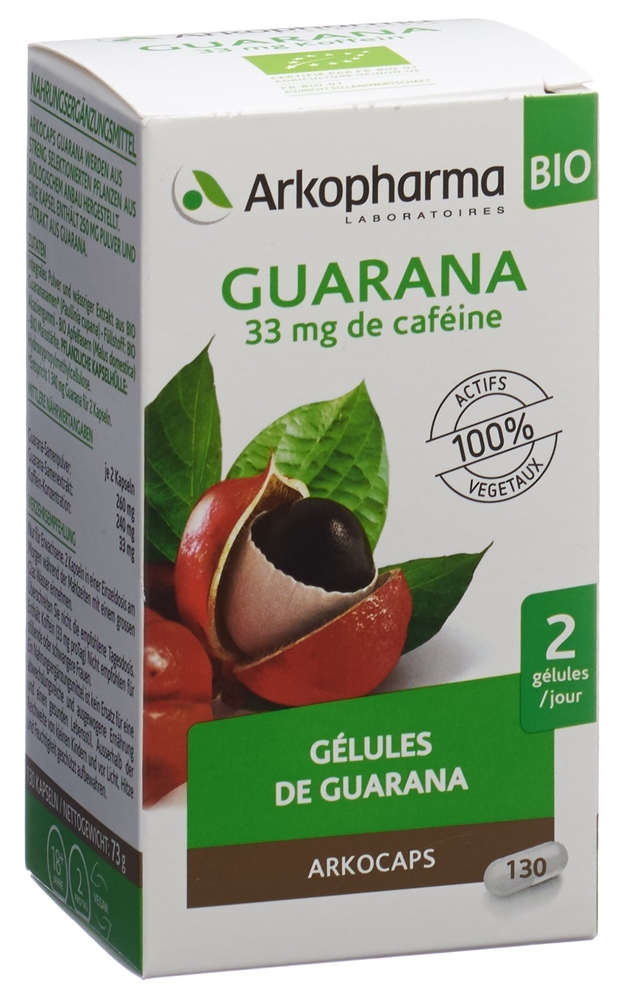 ARKOCAPS Guarana Kaps Bio Ds 130 Stk
