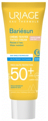 Uriage Bariésun Getinte Crème SPF 50+ Lichte Tint 50 ml