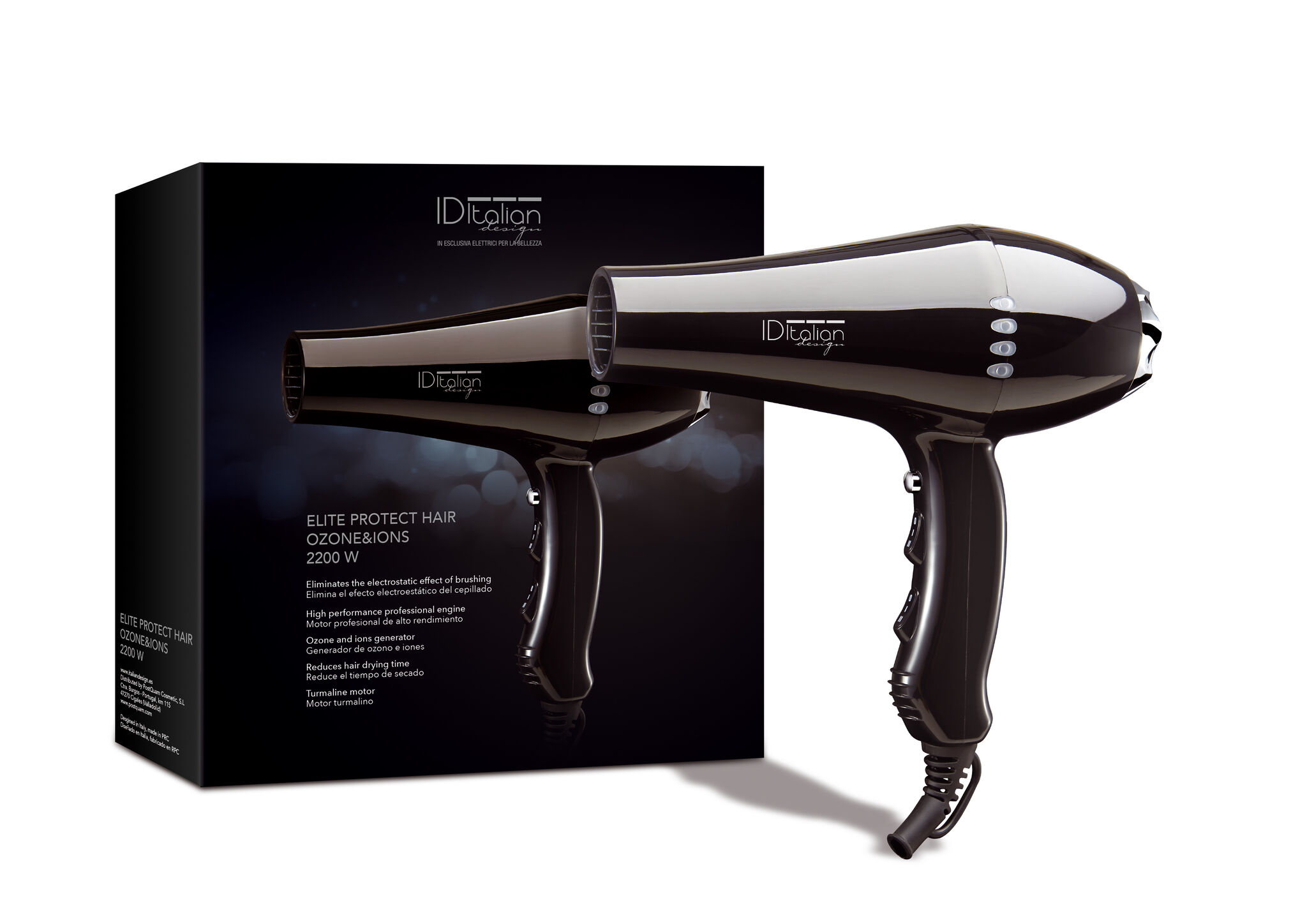 Italian Design Elite Protect Hair Ozone & Ions Hair dryer