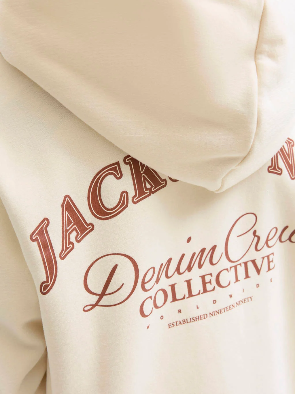 JACK & JONES JUNIOR hoodie ecru