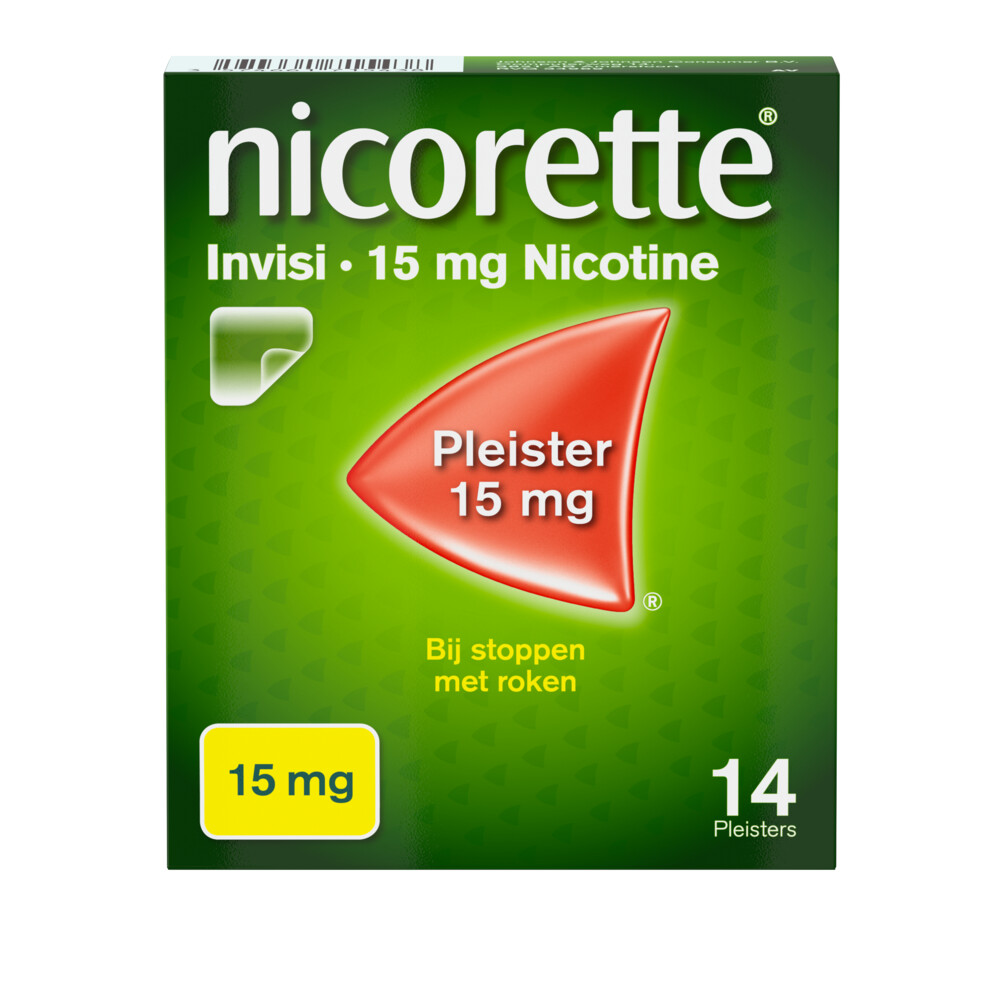 Nicorette Invisi Patch Pleisters 15mg14 stuks