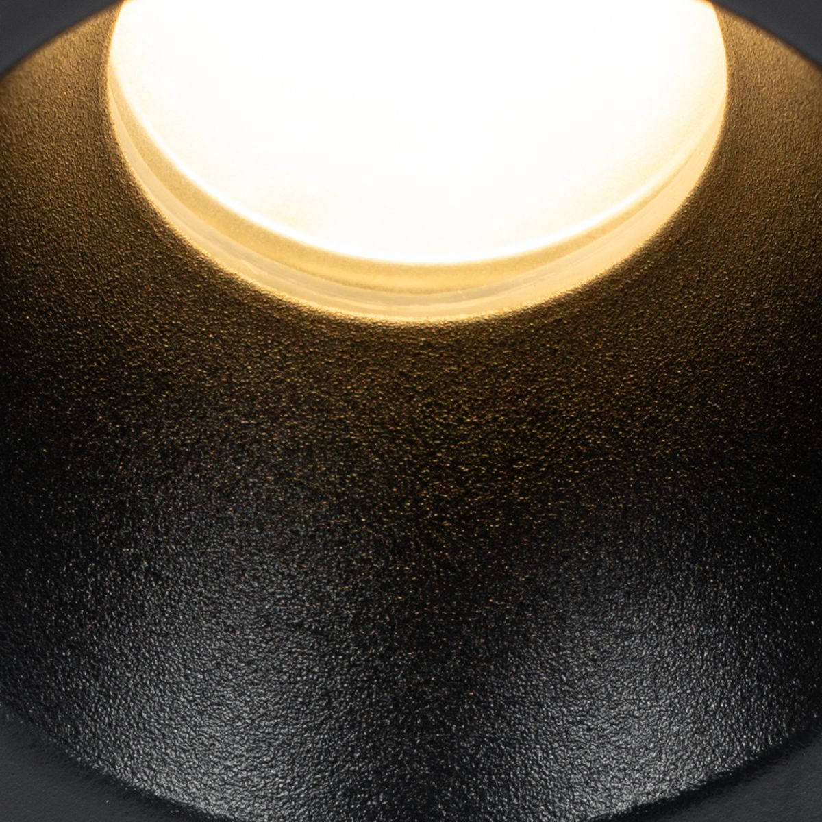 Moderne inbouwspot zwart 35 mm IP44 - Dept