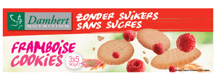 Damhert Framboise Cookies Suikervrij 90GR