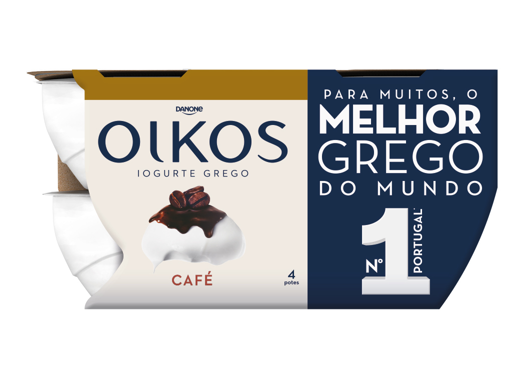 IOGURTE OIKOS DANONE GREGO CAFÉ 4X110G