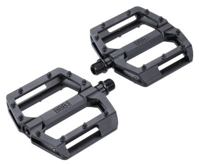 Pédales BBB plateforme Enigma Mat Noir