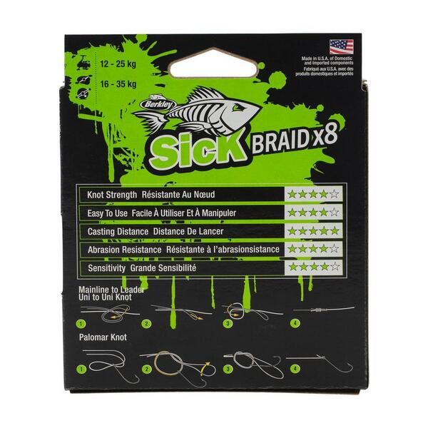 Tresse Berkley Sick Braid - Noir (270m)
