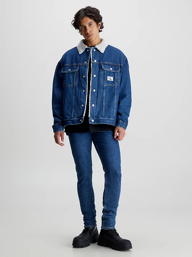 Jaqueta jeans Sherpa