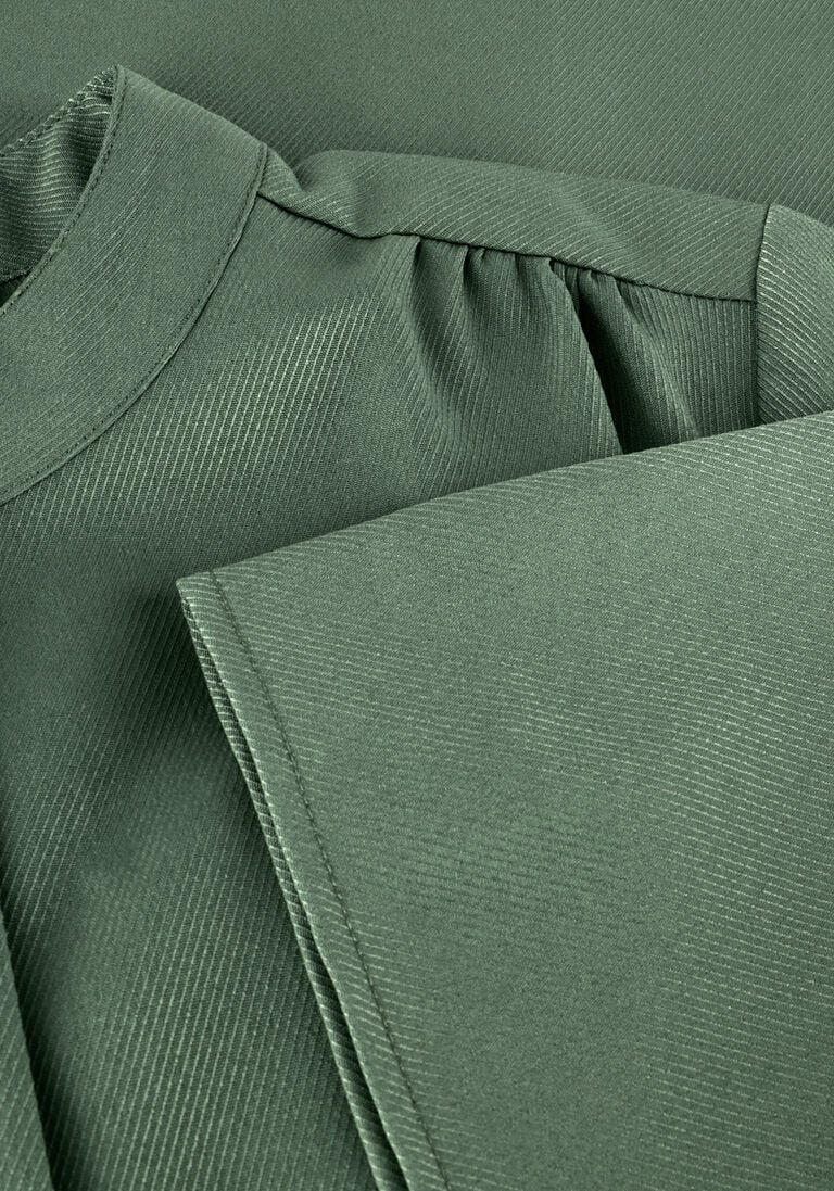 ANOTHER LABEL groene another label mini jurk lucia dress s/s