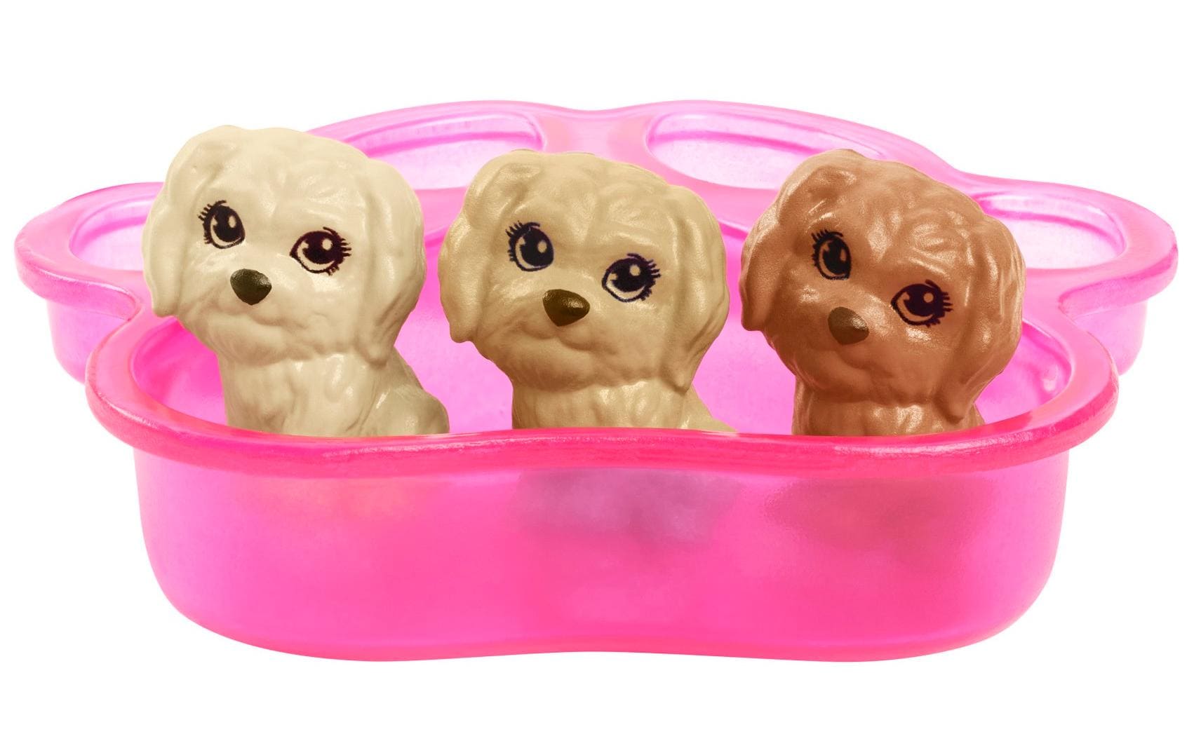 Spielset Puppe mit Hund und WelpenBarbie Welpen-Spielset