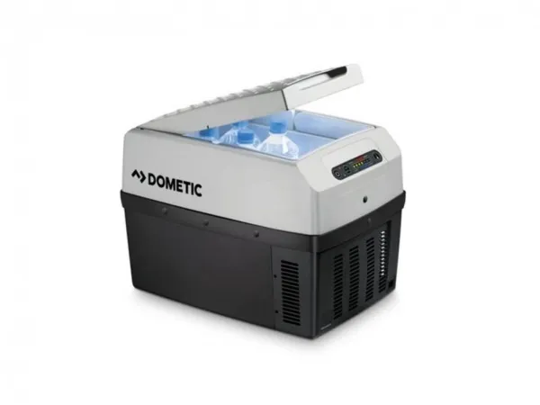 Dometic TropiCool TCX 21 - Transportabelt køleskab - bredde: 45 cm - dybde: 30.3 cm - højde: 42 cm - 21 liter - Klasse E - grå