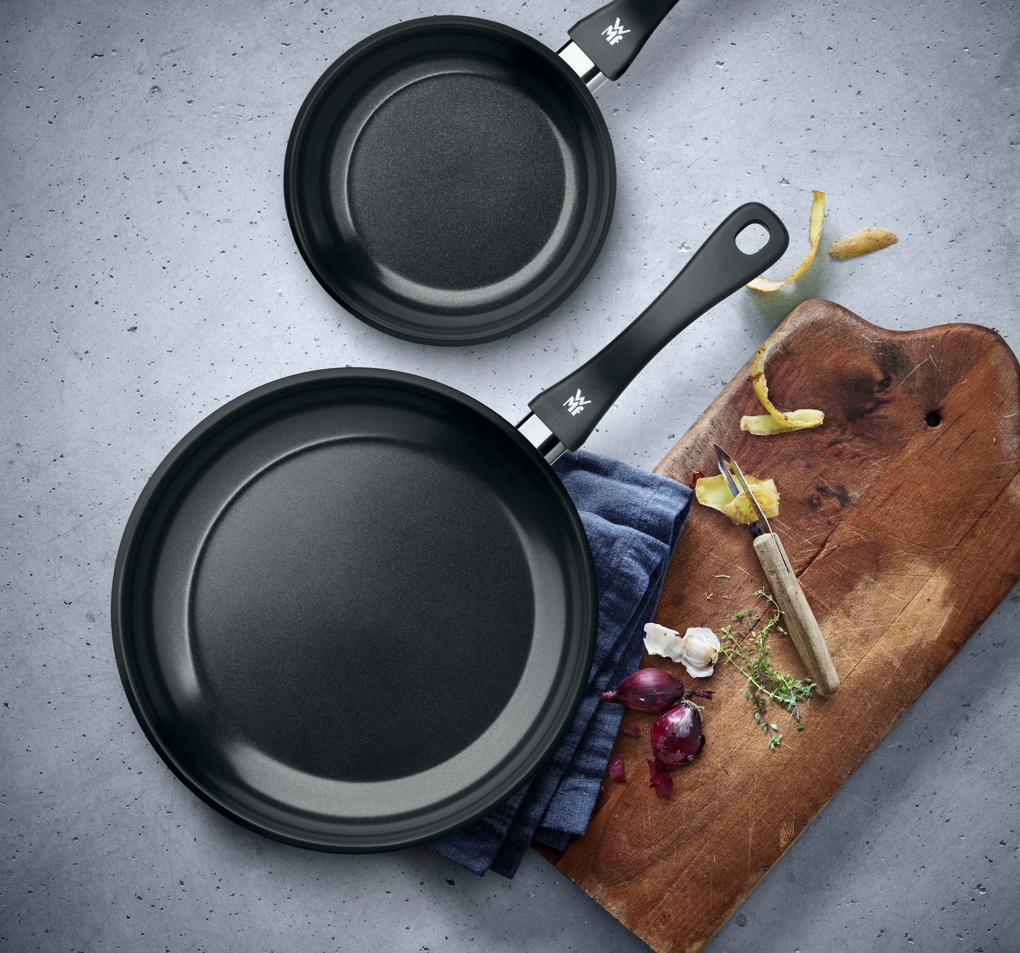 WMF Pfannen-Set »Devil« Cromargan® Edelstahl Rostfrei 18/10 Set, 2 Stk. tlg. Induktion