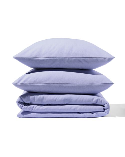 housse de couette flanelle 200 x 200/220 mélange lavande