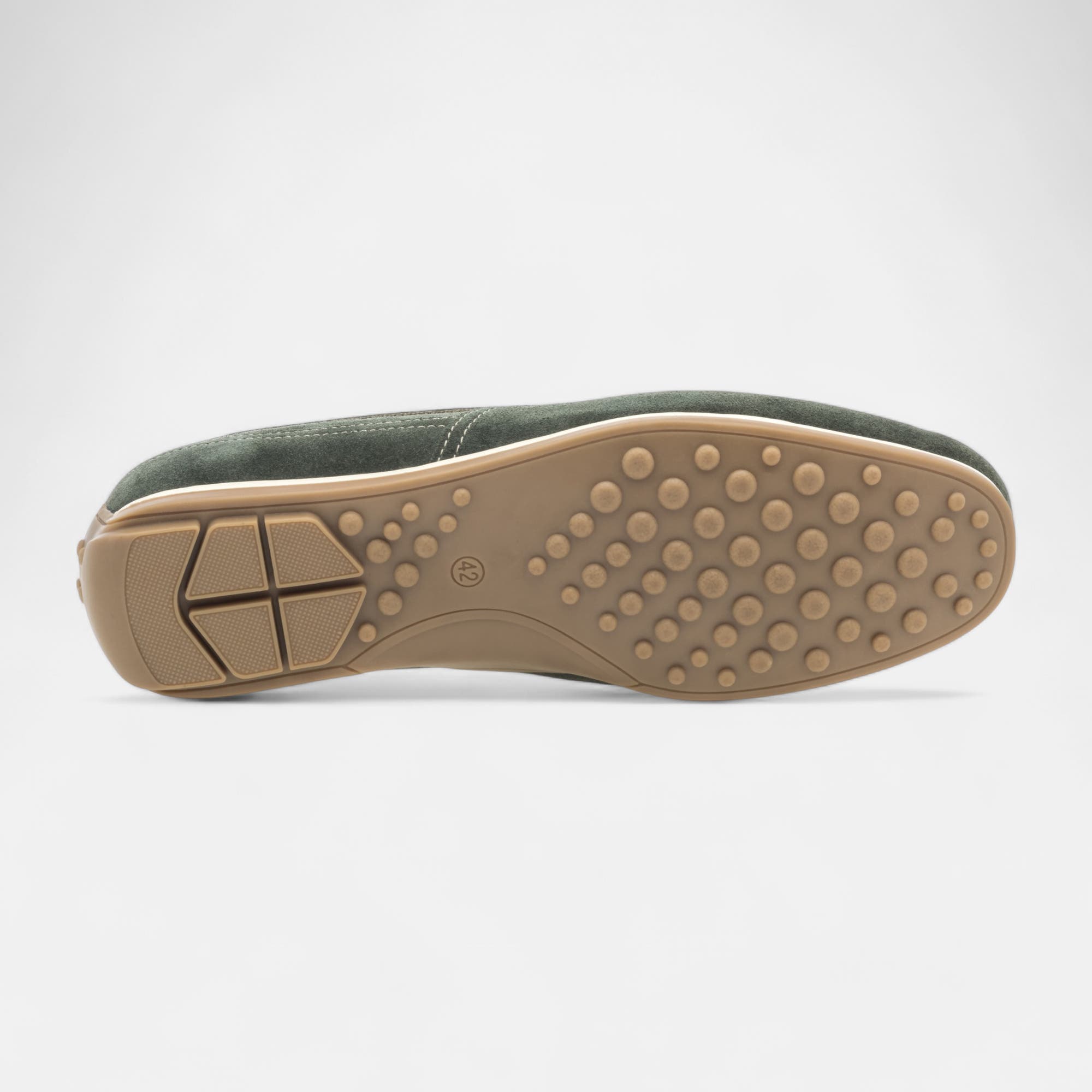 Mocassins Homme en cuir vert