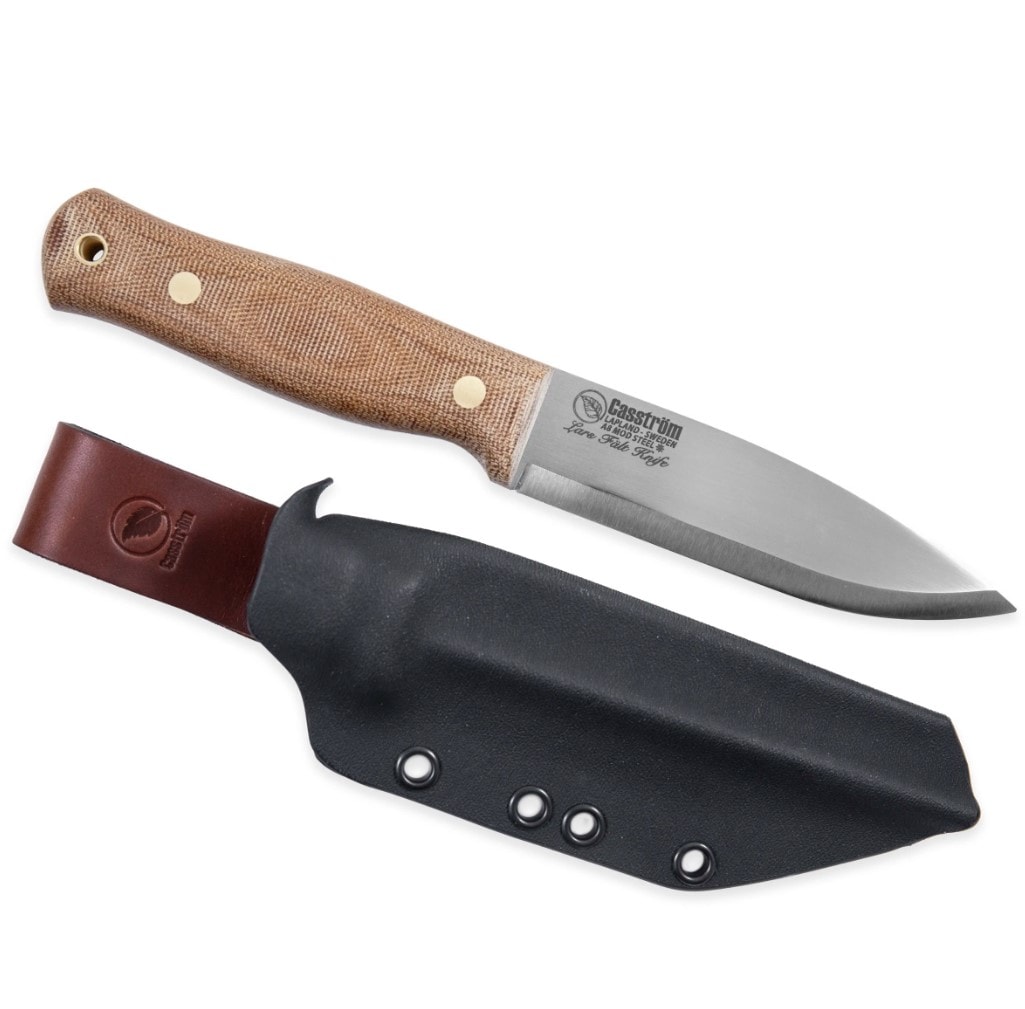 Casström Fält Knife Canvas Micarta<br>Kompromissløs kniv!