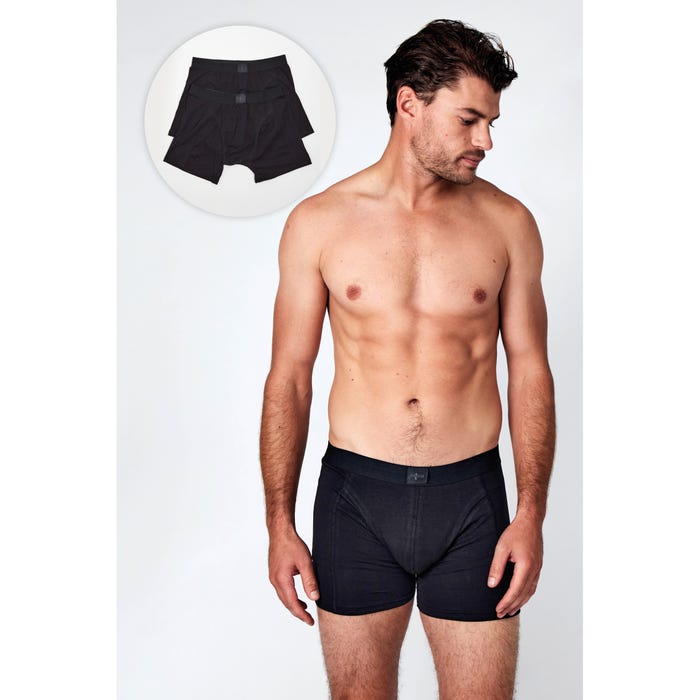 inSua-2-pack boxershorts effen - Insua