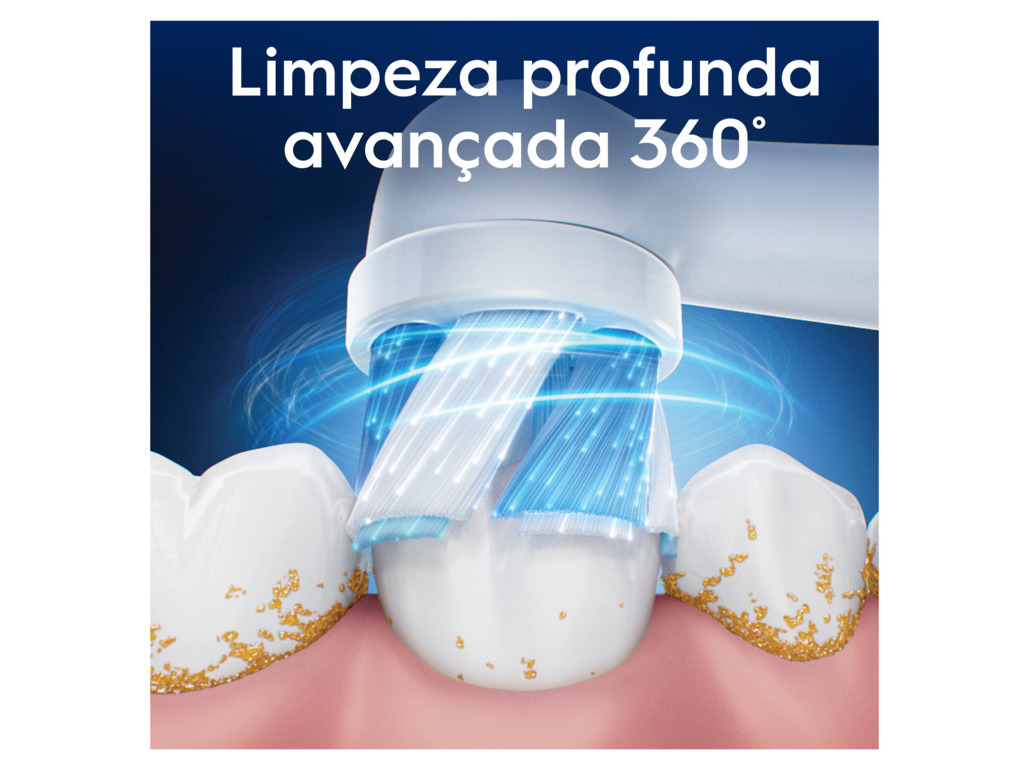 RECARGA ESCOVA ELÉCT ORAL-B IO ULTIMATE CLEAN BRANCA 2UN