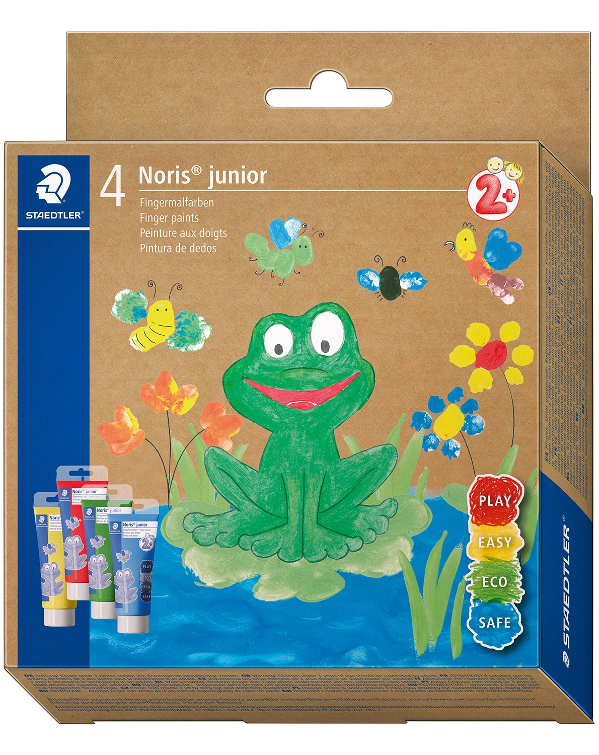 Fingermalfarbe NORIS JUNIOR 4er Set