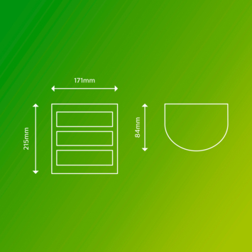 Philips wandlamp Python Ultra Efficient antraciet