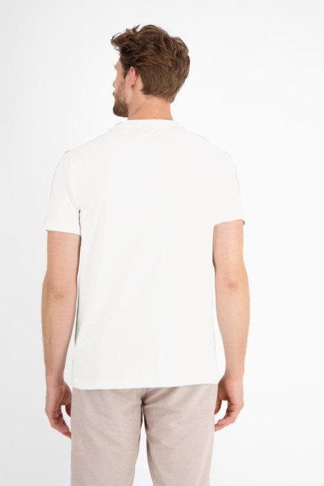 Lerros witte heren t-shirt