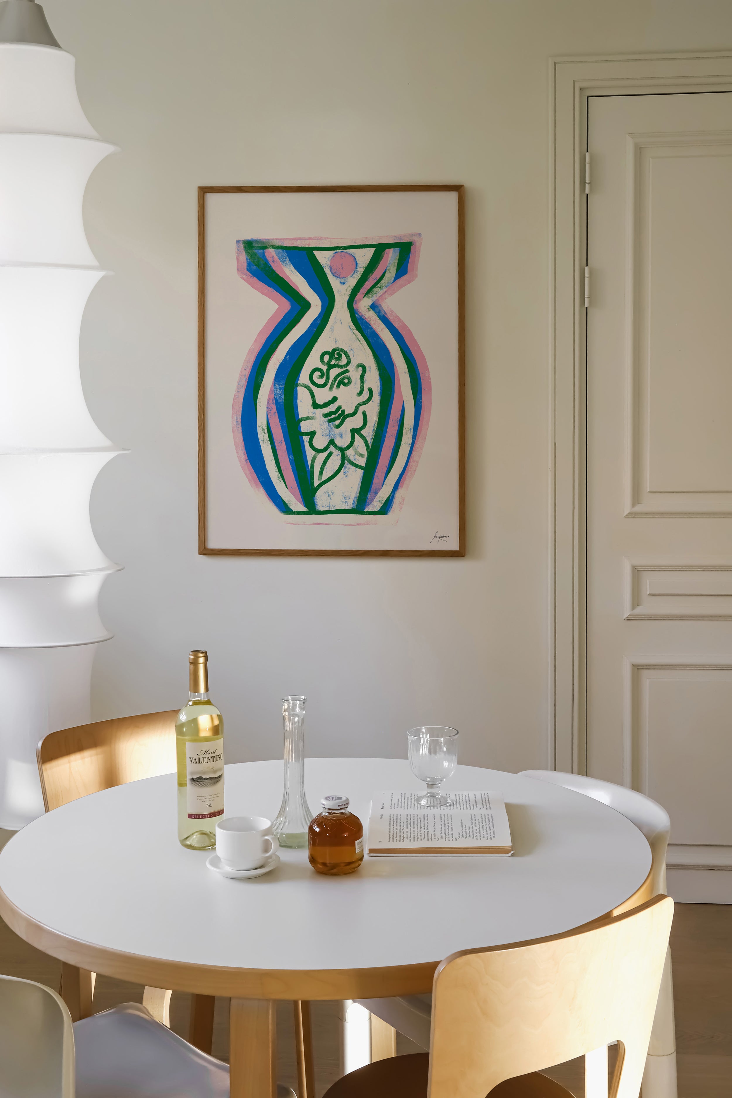 Poster & Frame  Summer Vase 02 plakat - 50 x 70 cm