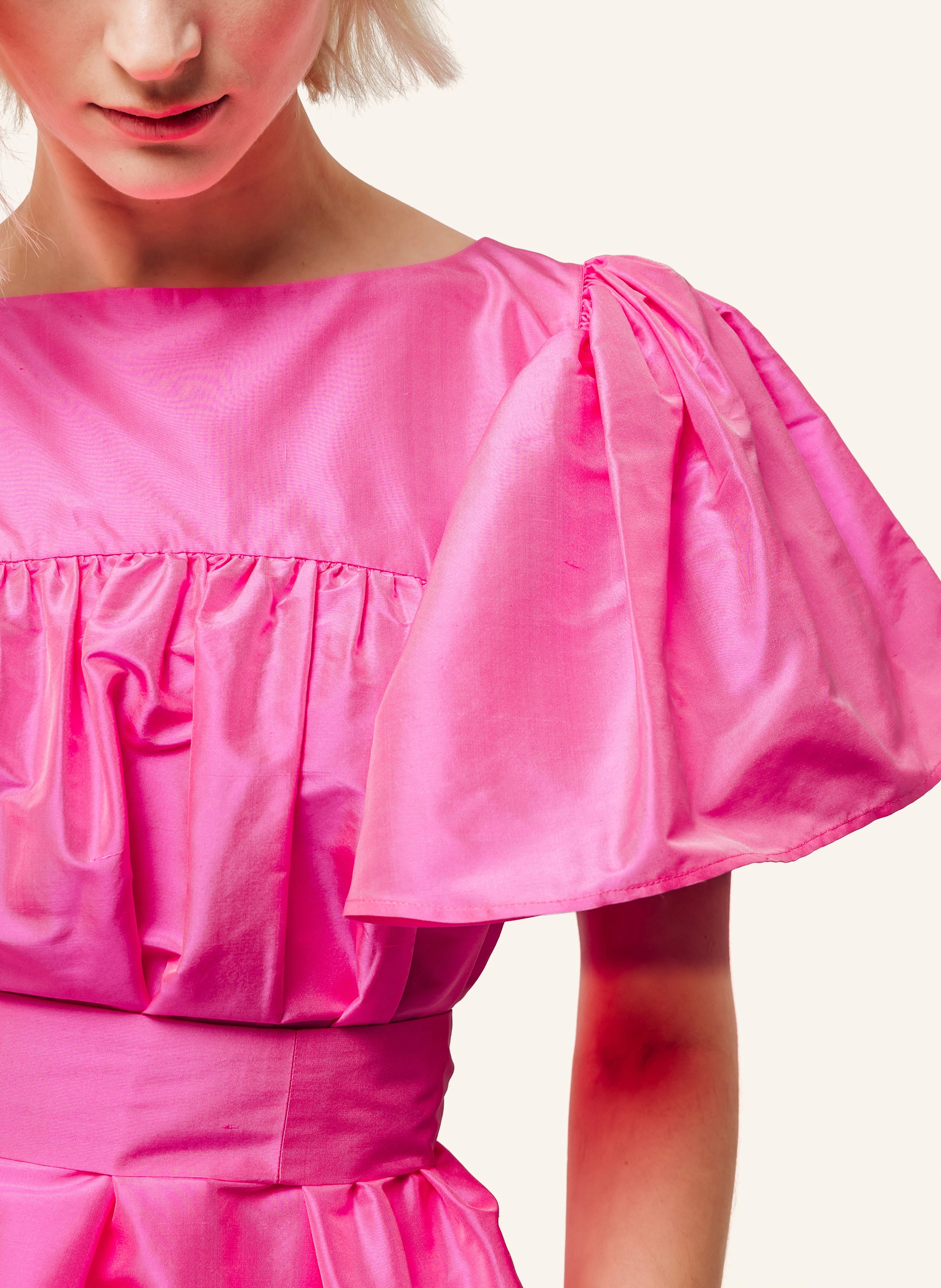 Helene Galwas Bluse aus Dupionseide FILIPARE