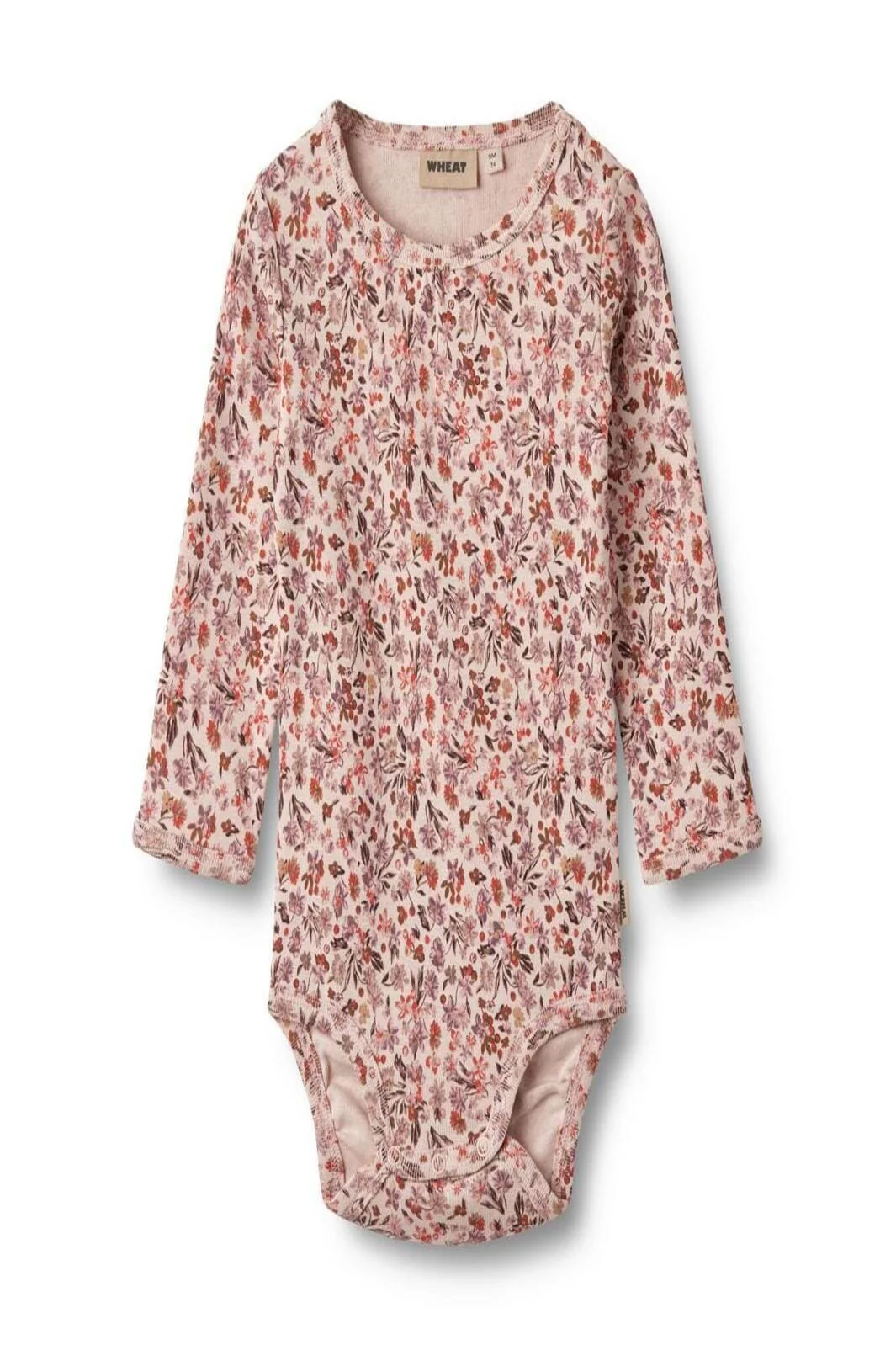 Wheat Body L/s Liv s liv 1169 pale rose flowers