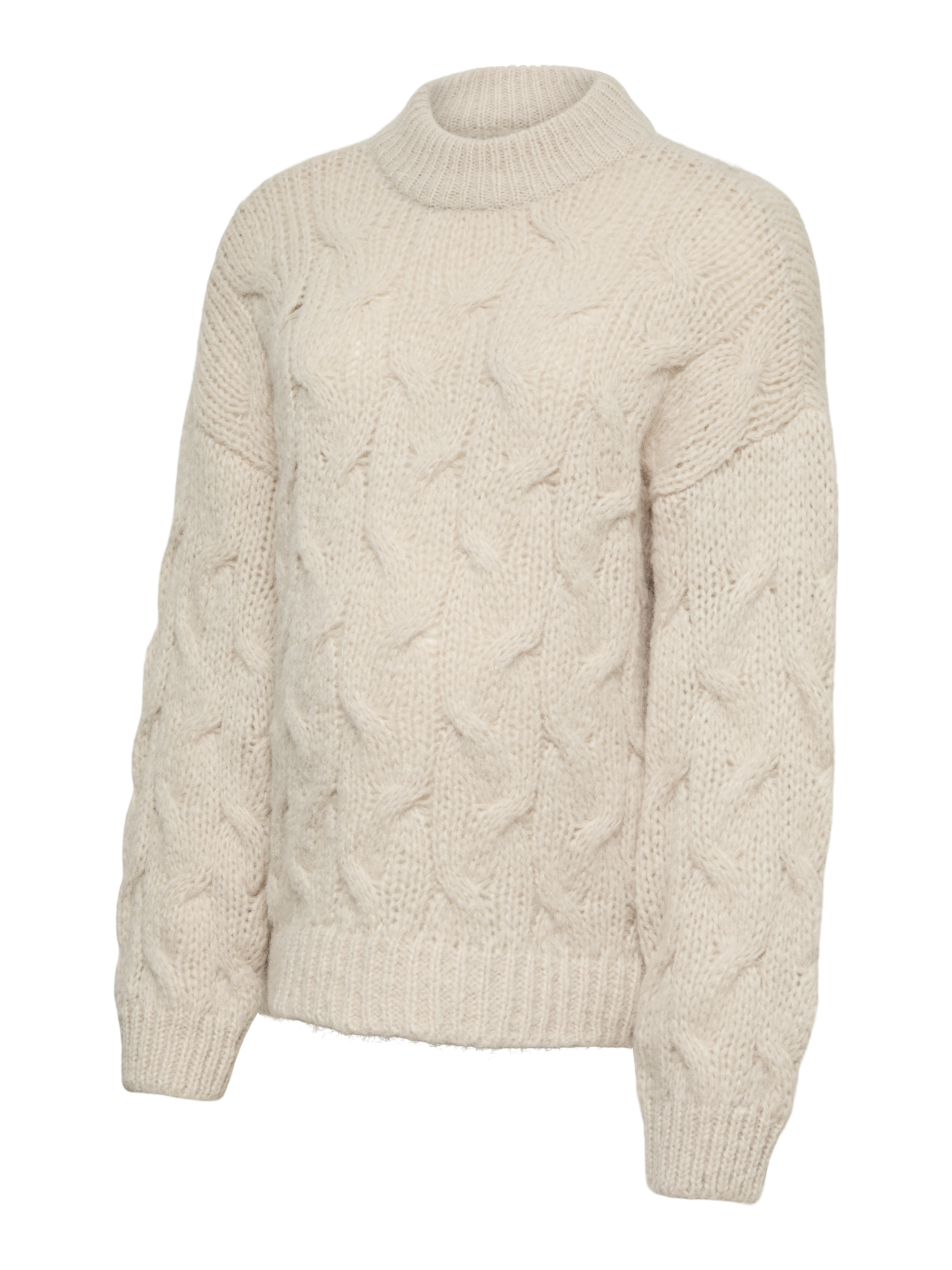 Regular fit Hoge hals Pullover