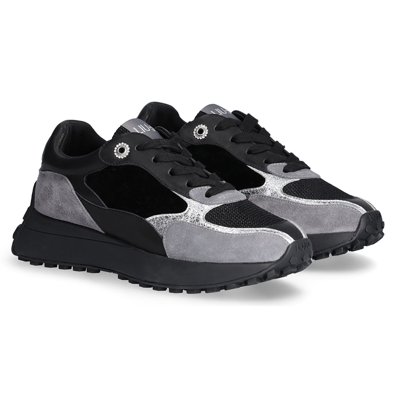 Liu-Jo Sneakers en Cuir Lolo noires
