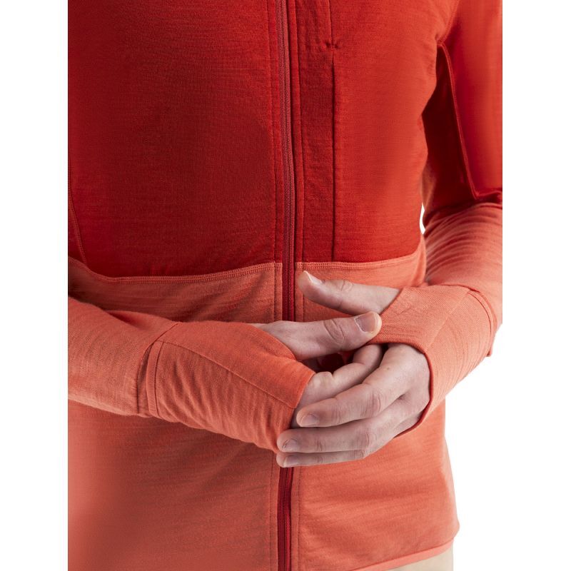 Merino 200 RealFleece Descender LS Zip Hoodie - Polaire en laine mérinos homme