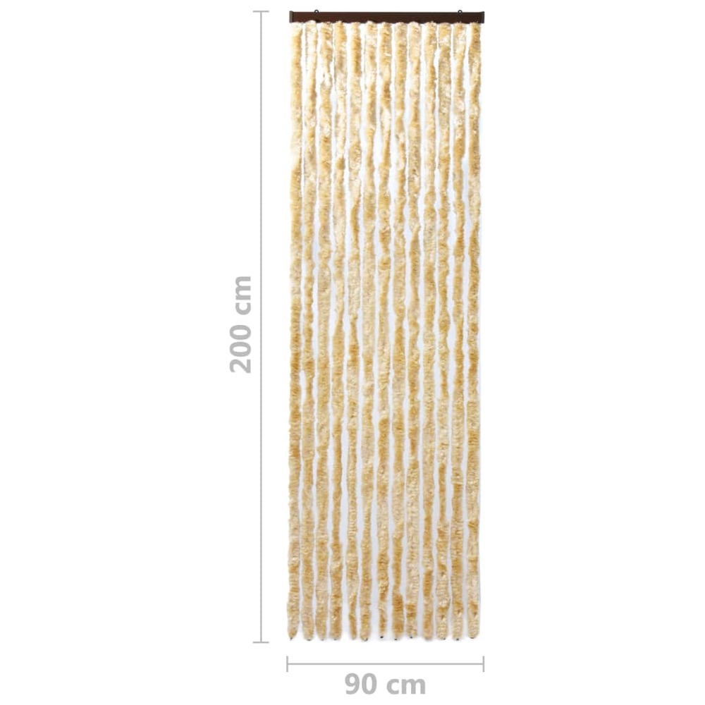 Moustiquaire beige 90x200 cm chenille