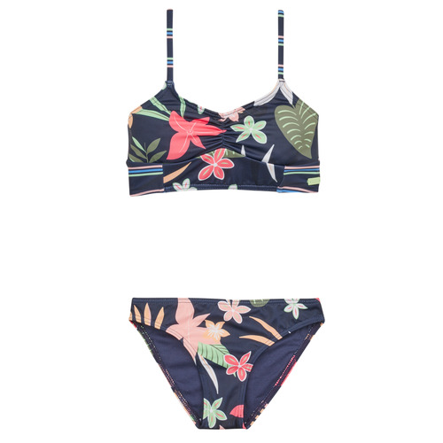 Roxy - VACAY FOR LIFE CROP TOP SET - Marine / Rose