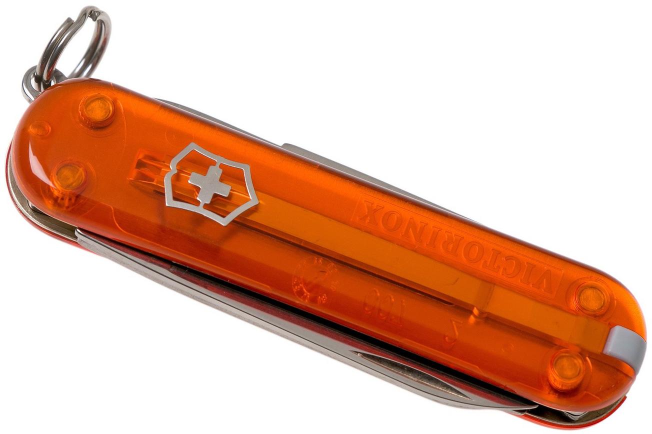 Victorinox Classic SD Translucent Colors, Fire Opal 0.6223.T82G Zwitsers zakmes