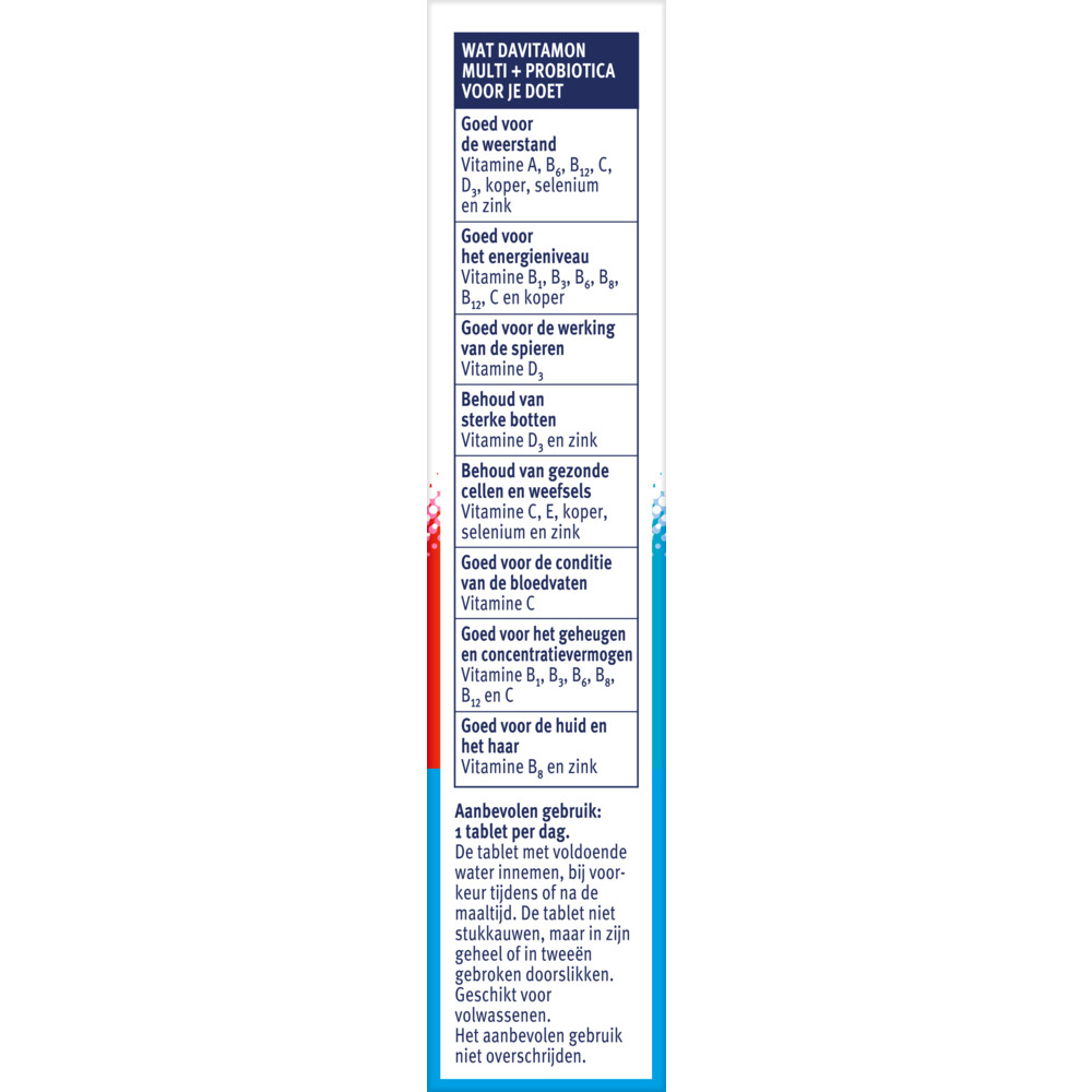 Davitamon Multi + Probiotica 30 tabletten