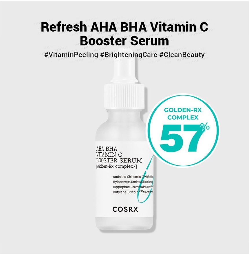 COSRX - Verfris AHA BHA Vitamine C Booster Serum