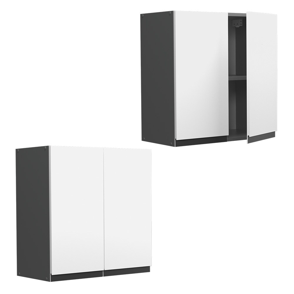 Vicco Hängeschrank Küchenschrank Küchenmöbel R-Line J-Shape Anthrazit Weiß 60 cm modern