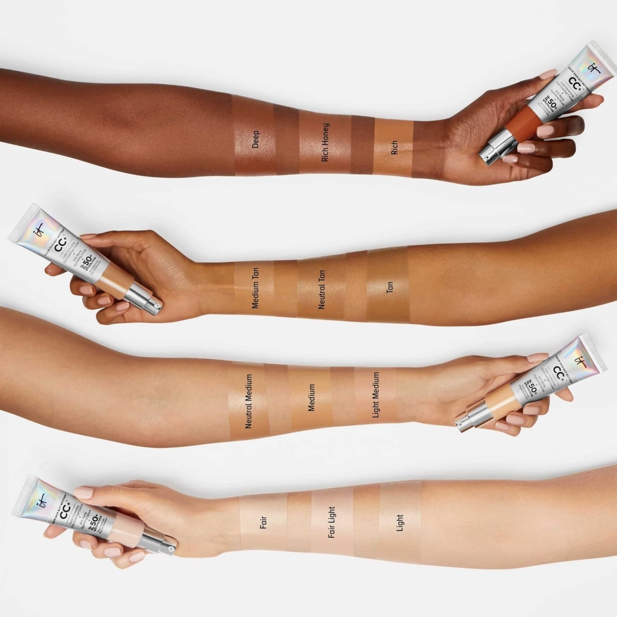 It Cosmetics Your Skin But Better CC+ Cream Oil Free Matte SPF 40CC Crème Correctrice Mate Haute Couvrance