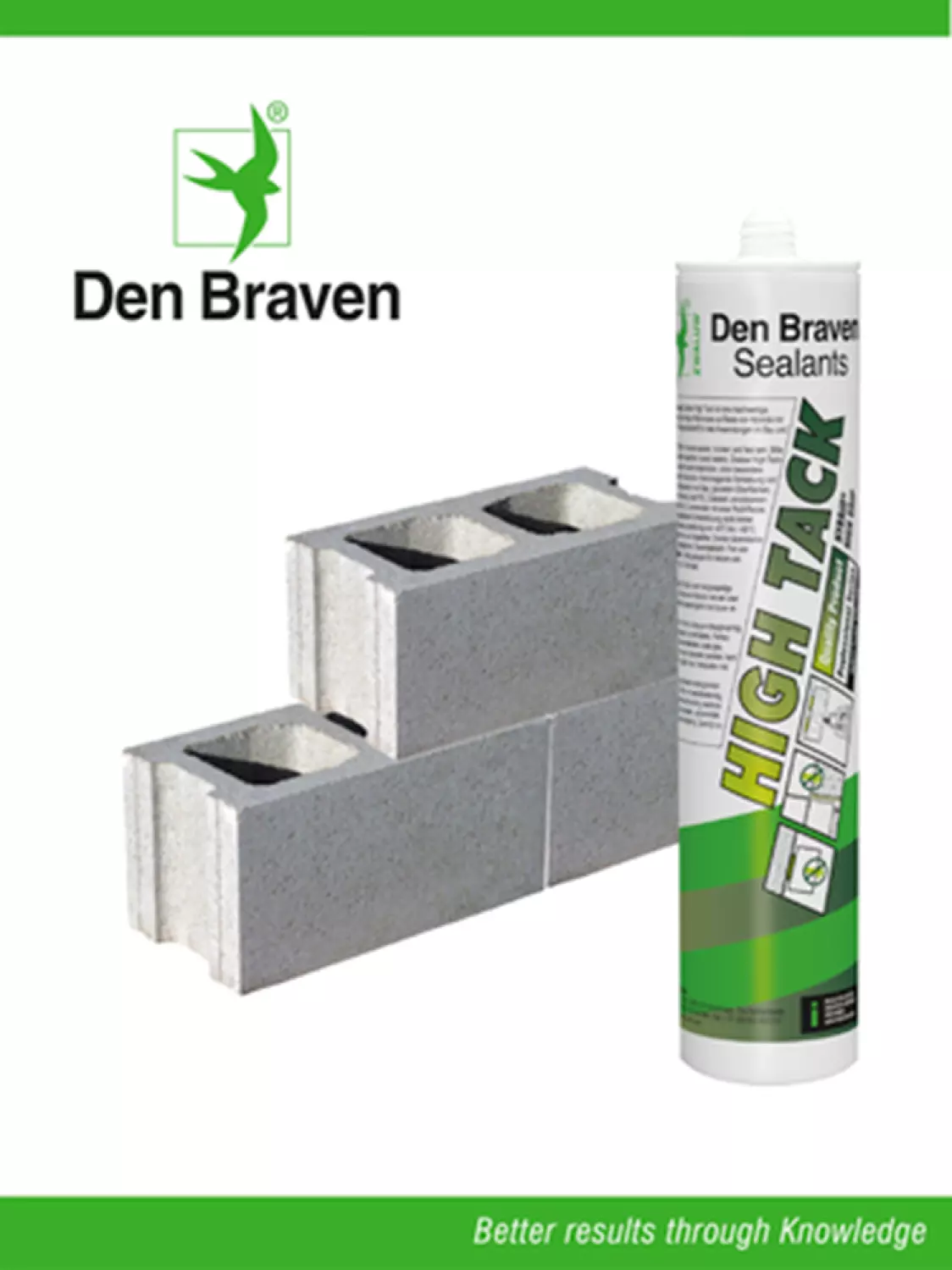 Zwaluw Den Braven High Tack Lijmkit - Wit - 290ml