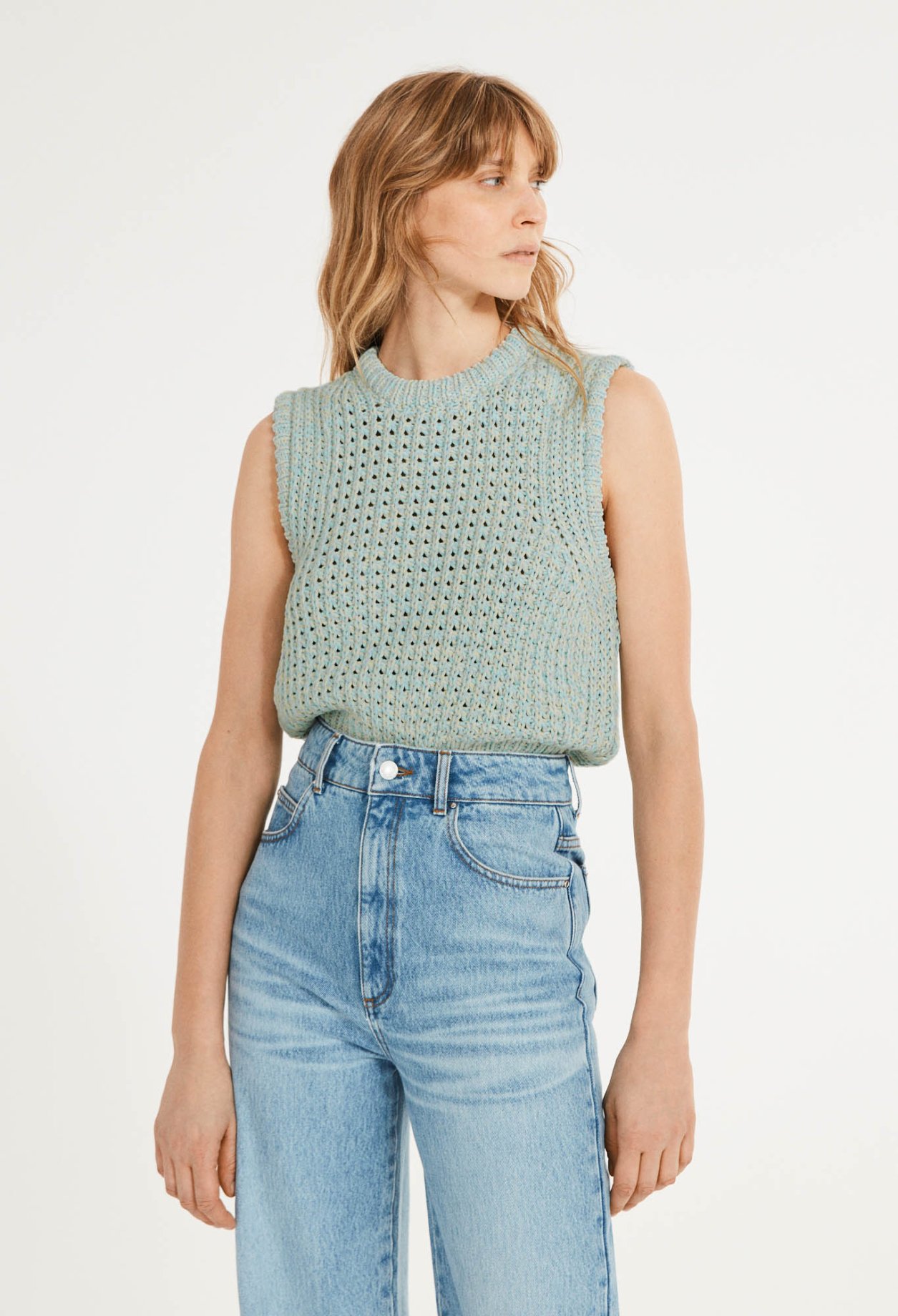 Pull sans manches