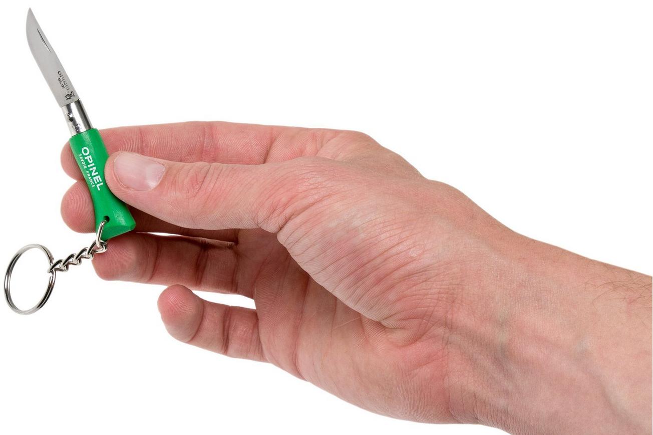 Opinel zakmes No. 02RV Keyring zakmes, Green