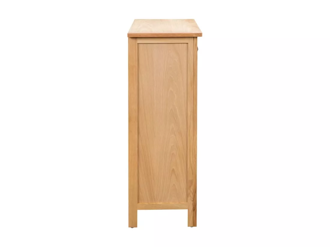 Prolenta Premium - Casier à bouteilles 72 x 32 x 90 cm Bois de chêne massif