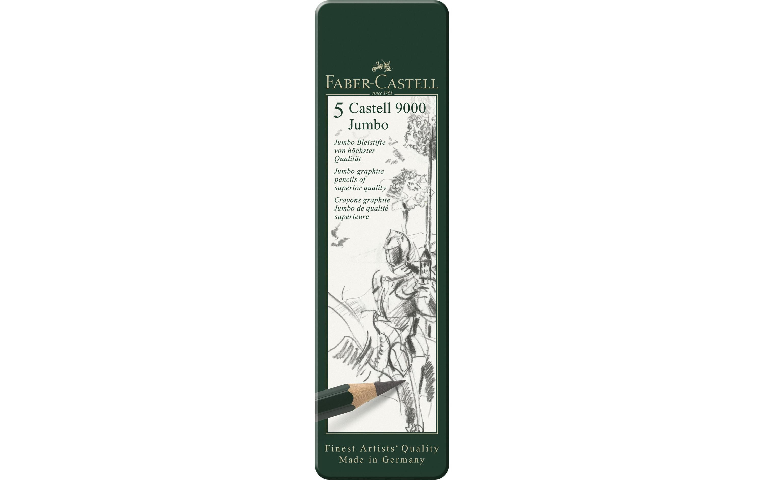 Bleistift Castell 9000 Jumbo 5 StückBleistift Set