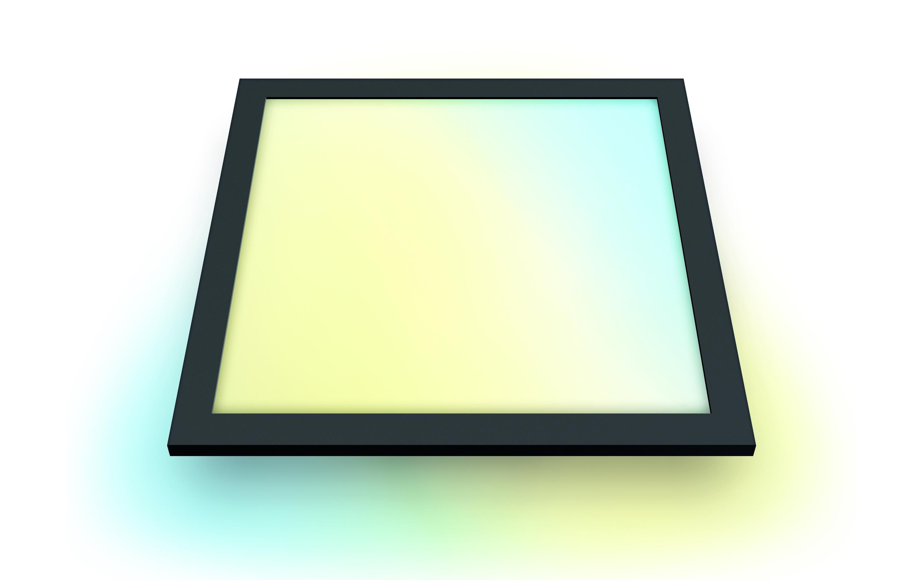 LED-Panel Ceiling SQ, 36 W, 2700- 6500 K, Schwarz<br>LED Panelleuchte