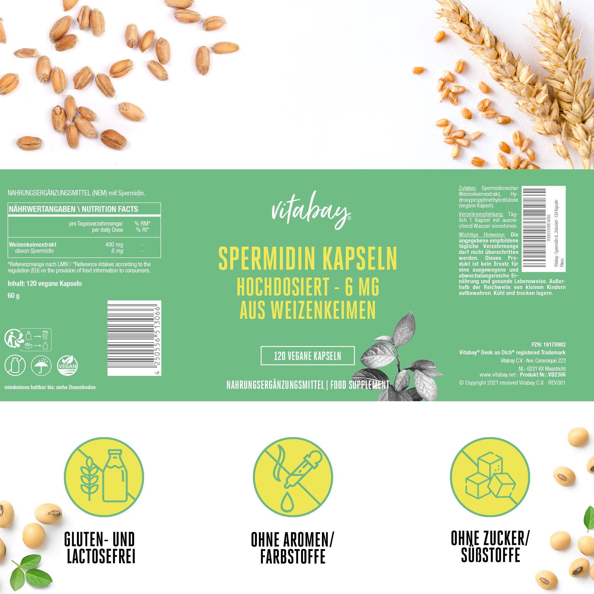 Vitabay Spermidin 6 mg