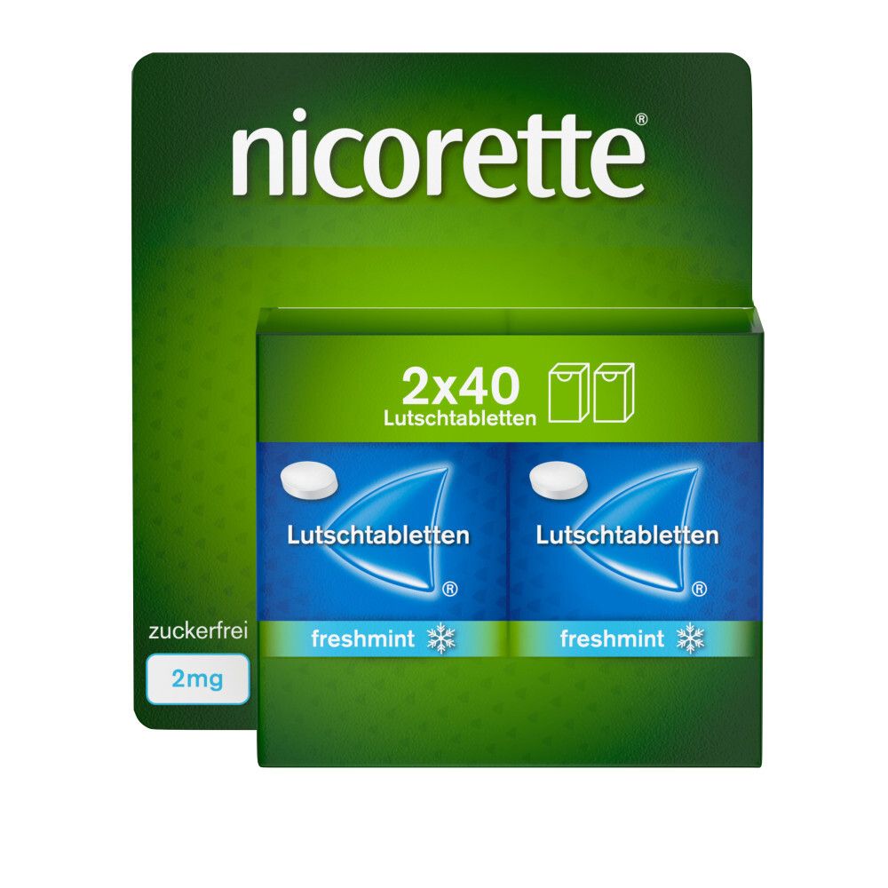 nicorette® Lutschtablette freshmint 2 mg- Jetzt 20% Rabatt sichern*