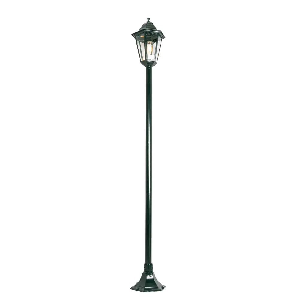 Qazqa staande buitenlampen new orleans groen e27