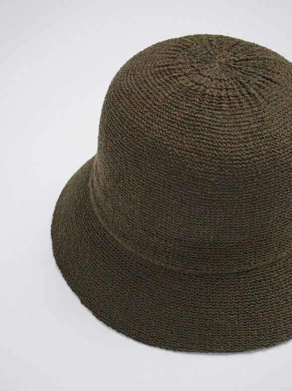 Chapéu Bucket de Tricô - Verde