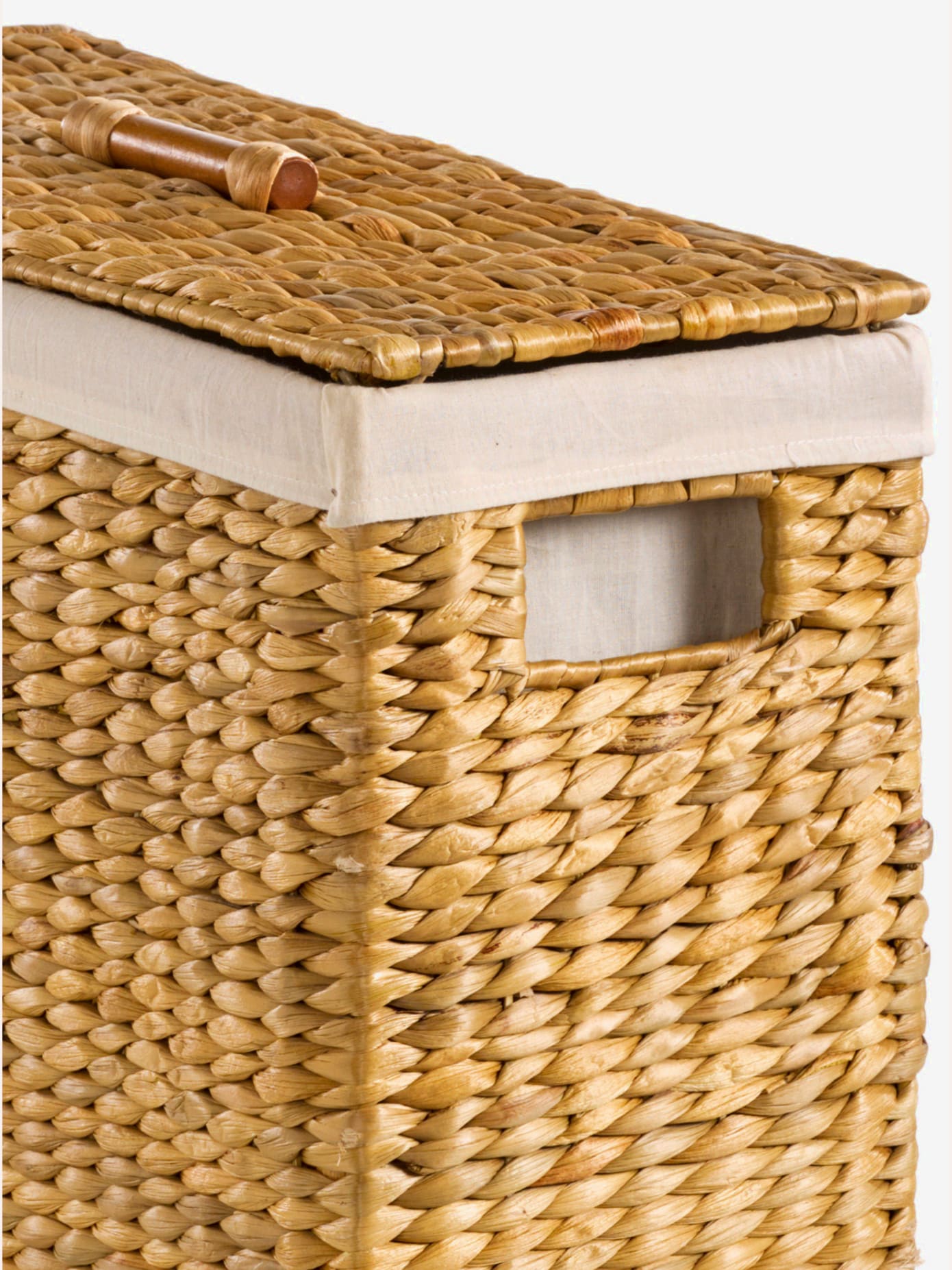 Panier à linge rotin